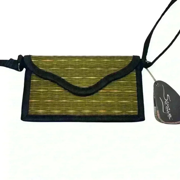 Fair Trade Tatami Woven Crossbody Shoulder
Purse Bag Saraye Baskets of Cambodia - Picture 4 of 10